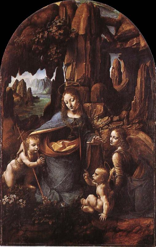 LEONARDO da Vinci Madonna in the cave China oil painting art